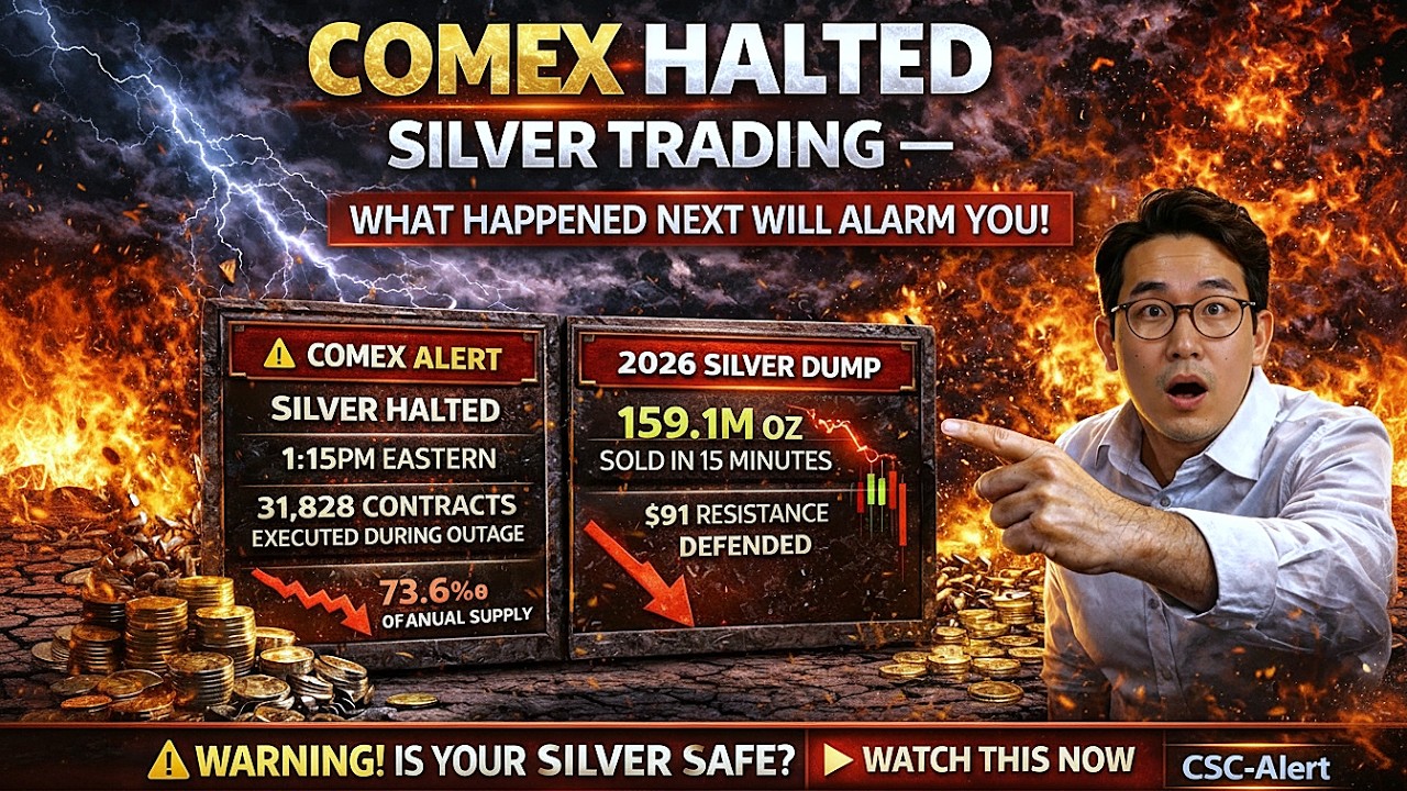 COMEX HALTED Silver Trading — What Happened Next Will Alarm You!