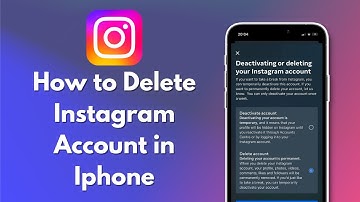 How to Delete Instagram Account in Iphone 2024