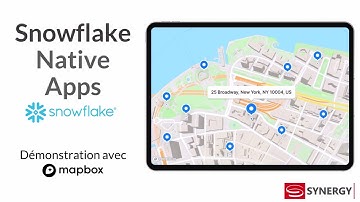 Snowflake Native App : démonstration avec MapBox