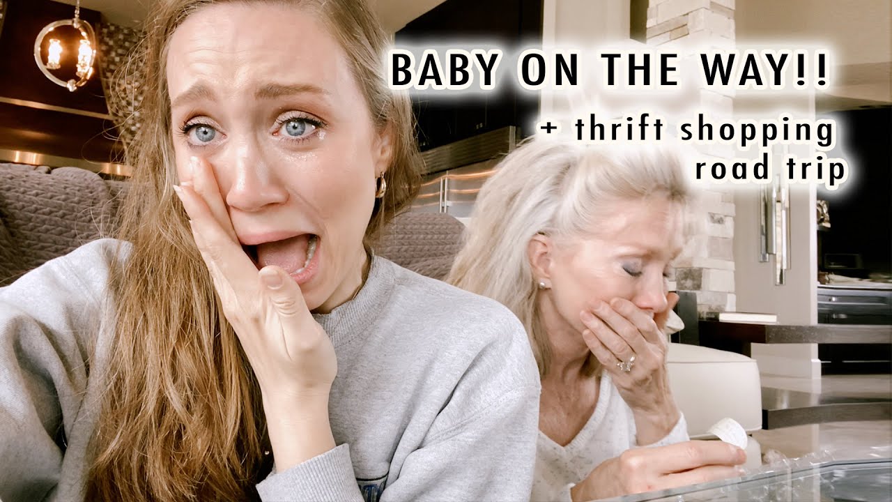 baby on the way + thrift shopping road trip! XO, MaCenna Vlogs YouTube