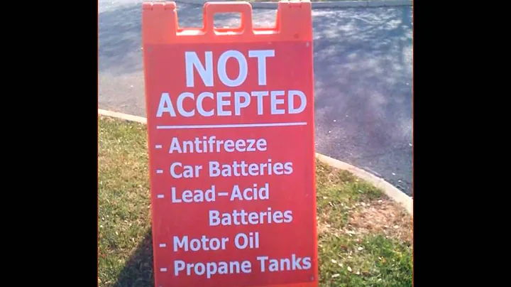 Household Hazardous Waste Collections