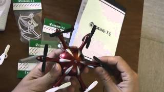 Eachine X6 unboxing and quick testing (Courtesy Banggood)