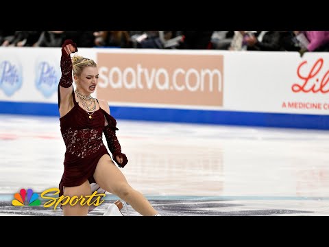 Amber Glenn makes HERstory with RECORD-SETTING short program at U.S. Championships | NBC Sports