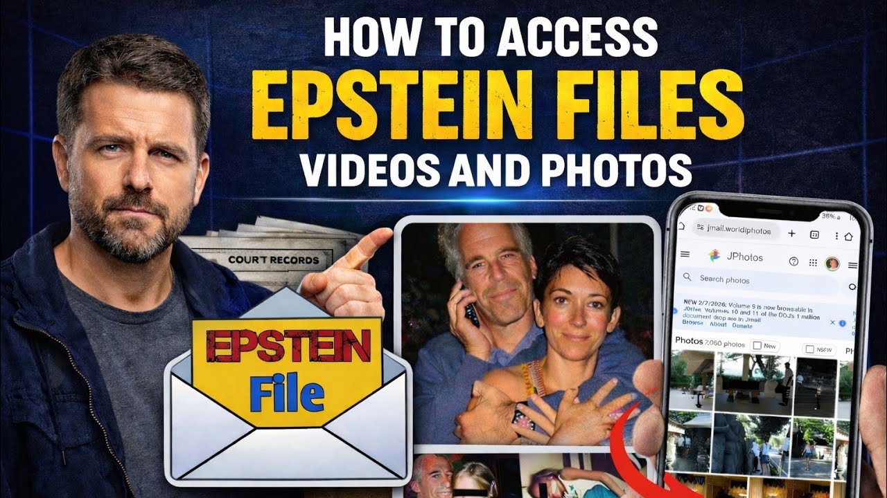 How to access epstein files videos and photos - YouTube