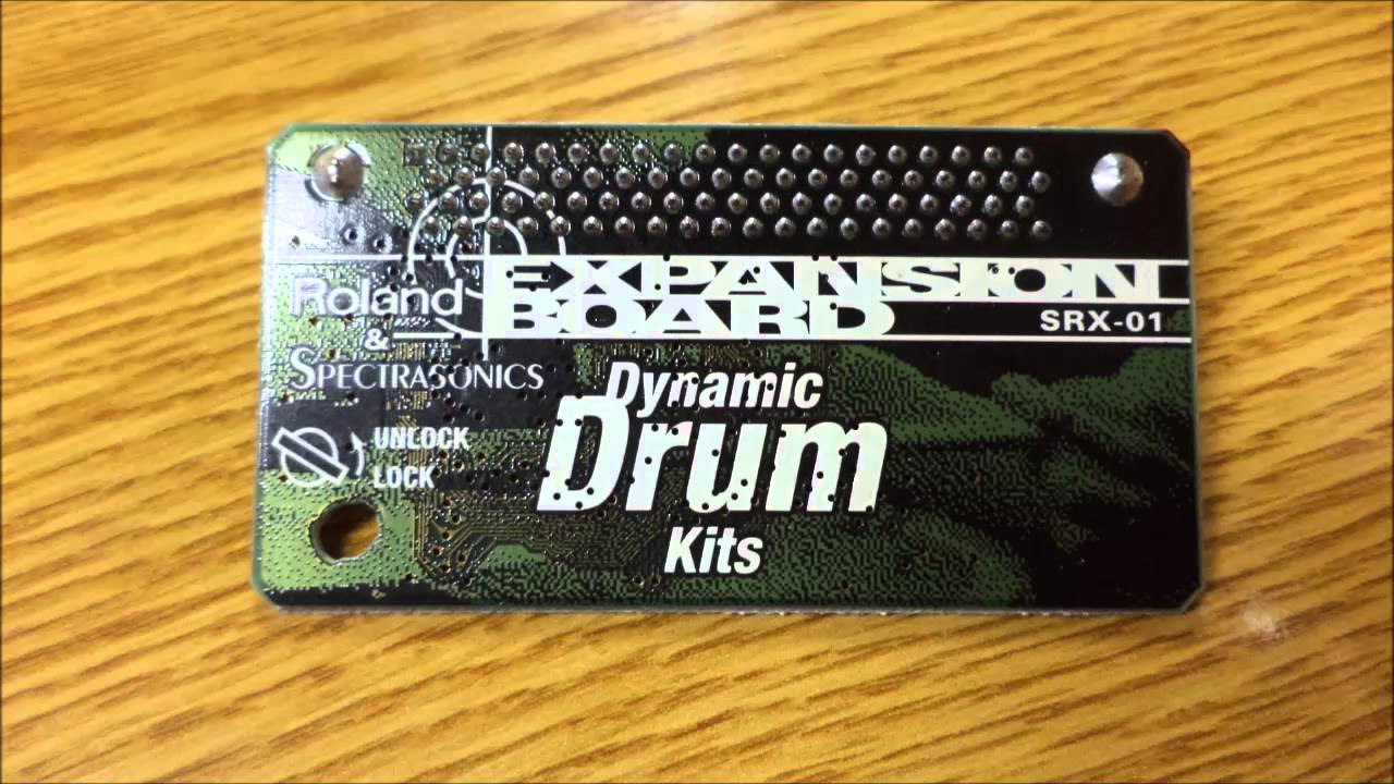 Roland Vintage series - SRX 01 Expansion - Dynamic Drum Kits - YouTube