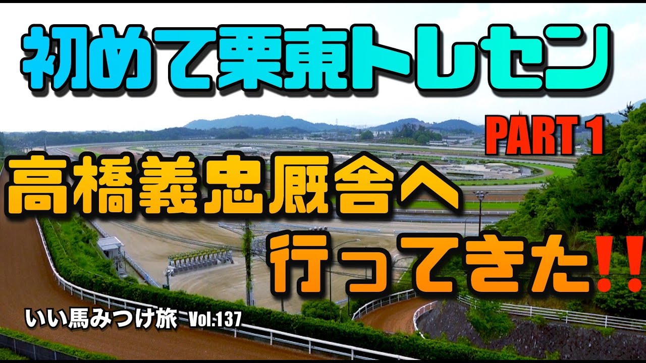 競馬・馬主➀】初めて栗東トレセン‼️高橋義忠厩舎へ行ってきた