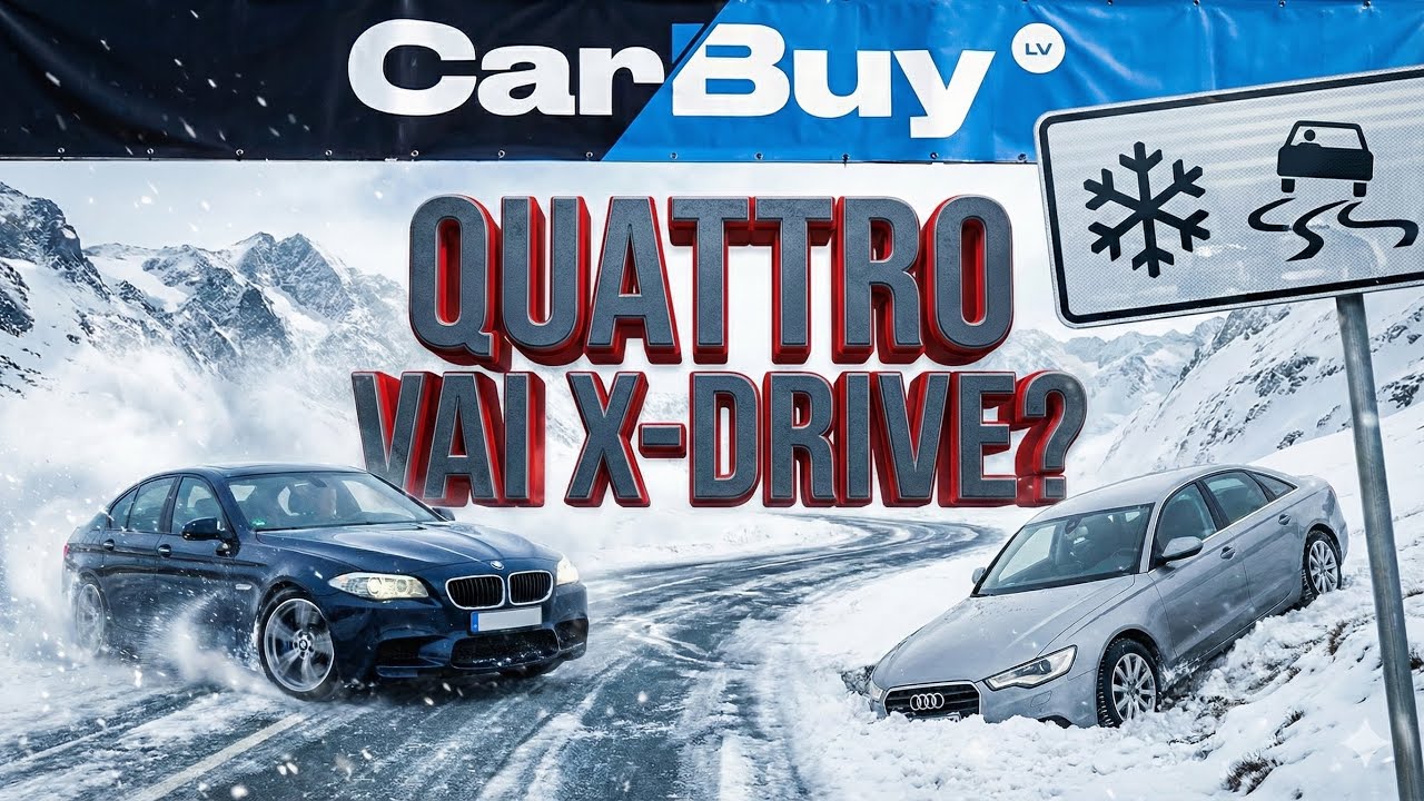 QUATTRO PRET XDRIVE - KURŠ LABĀKS? Audi A6 3.0d vs BMW 530d 0-100km/h