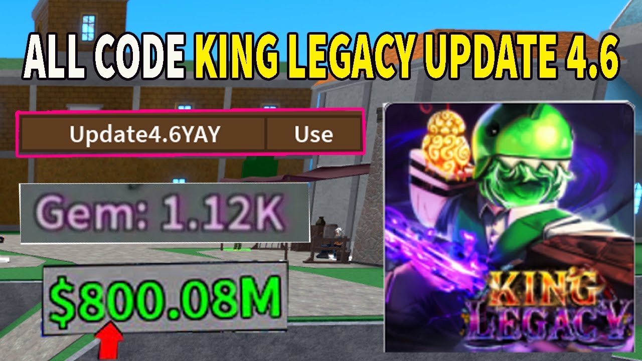 KING LEGACY Tổng 8 CODE Còn Sử Dụng Trong Update Và Giữa Phoenix Blade v2  Và Cyborg v2 Xài Cái Nào? 