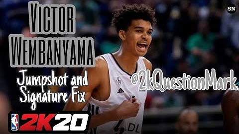 Victor Wembanyama Jumpshot and Signature Fix Nba 2k20 Mobile @2kQuestionMark