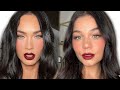 Megan Fox Inspired Makeup Look (simple &amp; bold lips) | Blissfulbrii