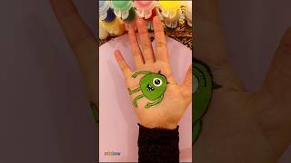 Mike Wazowski on My Hand🥰۰۰۰ #shorts#monstersinc