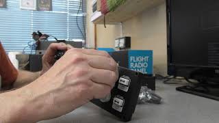 Logitech Saitek Flight Radio Panel Un-boxing