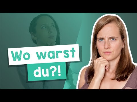 The verb "to be" in the Preterite Tense in German - Past Tense German Verbs - A2 [with Jacqueline]