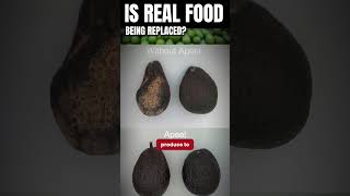 Is real food being replaced #foodindustry