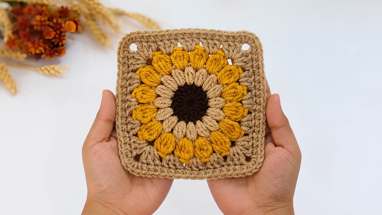 Как связать крючком ИДЕАЛЬНЫЙ бабушкин квадрат 🧶 Урок для начинающих