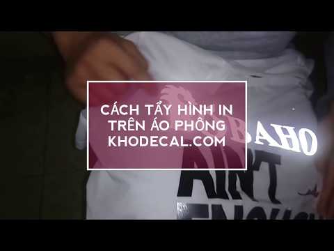 Video Cách xóa hình in trên áo phông đơn giản nhất -... - youtube