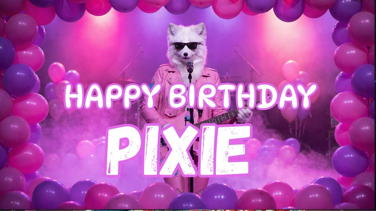 PIXIE Happy Birthday Song - Happy Birthday to Pixie