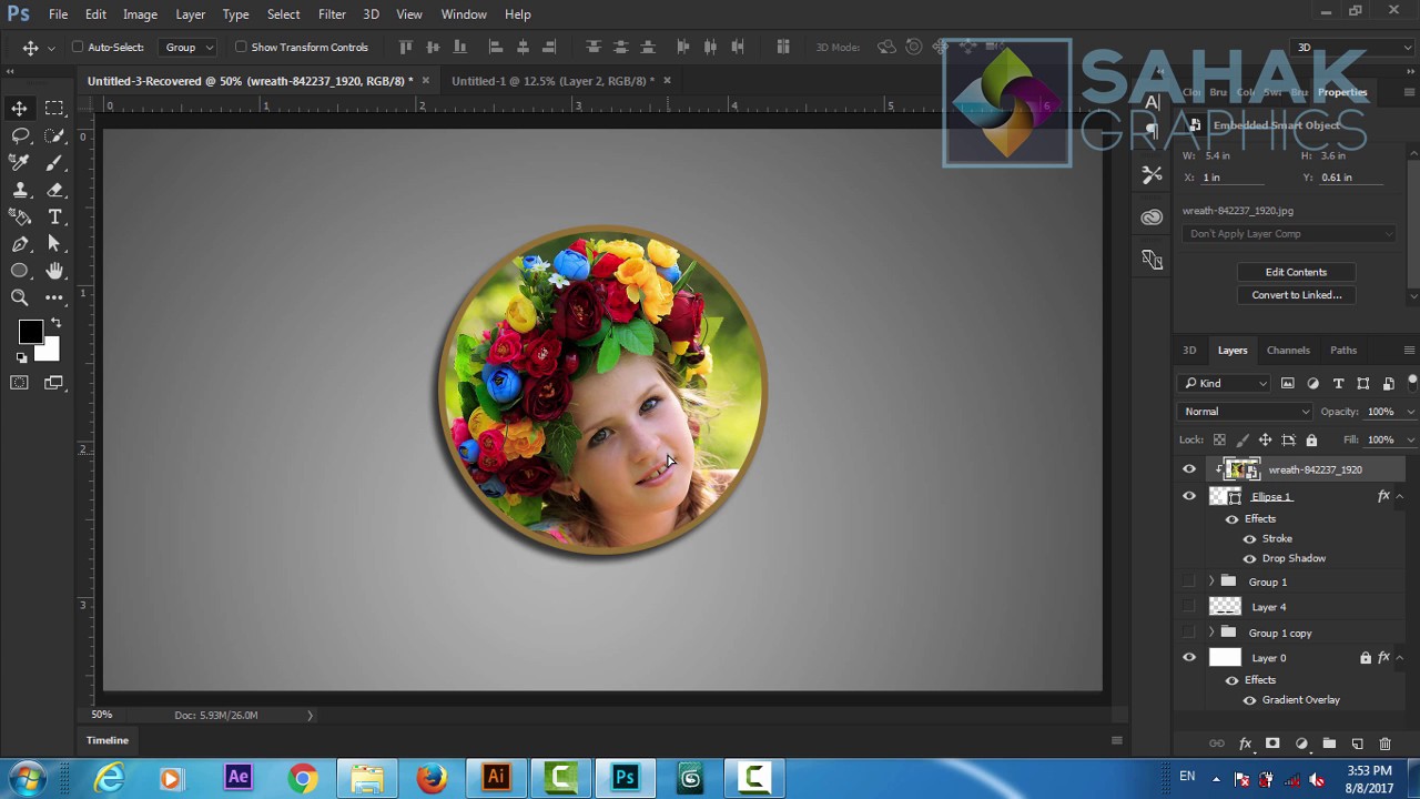 Photoshop Basic Tutorial | Clipping mask in Hindi / Urdu - YouTube