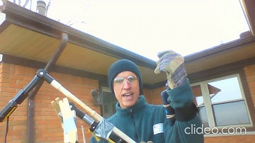 Gutter Sense Gutter Cleaning Tongs Cleaning Gutters From the Ground (No Ladder) Improved