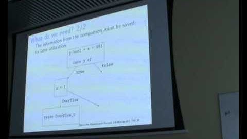 ML workshop 2012.  Alexander Bjerremand Hansen:  Handling overflow in MLton.