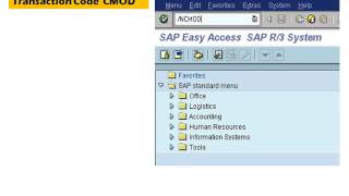 SAP ABAP Menu Exits