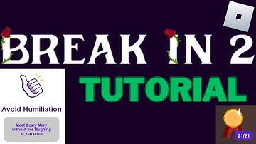 ROBLOX BREAK IN 2 - How to get the "Avoid Humiliation" badge!