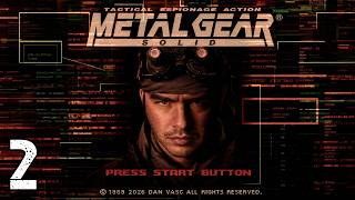 Dan Vasc plays Metal Gear Solid - PS1 - 4K CRT Capture | Ep 2