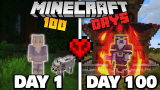 I Survived 100 Days on an ISLAND in Minecraft | FULL MOVIE