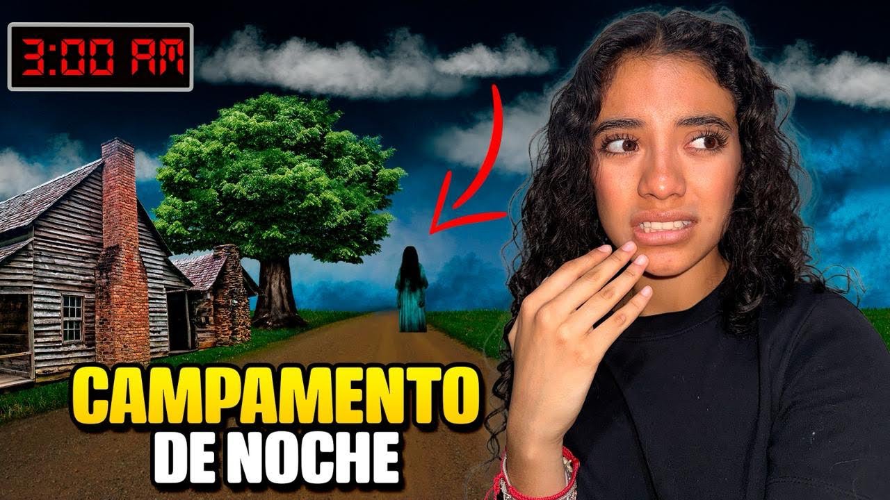 EXPLORAMOS UN CAMPAMENTO DE NOCHE!!!