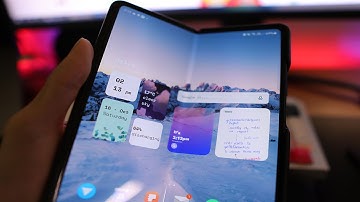 customizing my foldable samsung - aesthetic homescreen