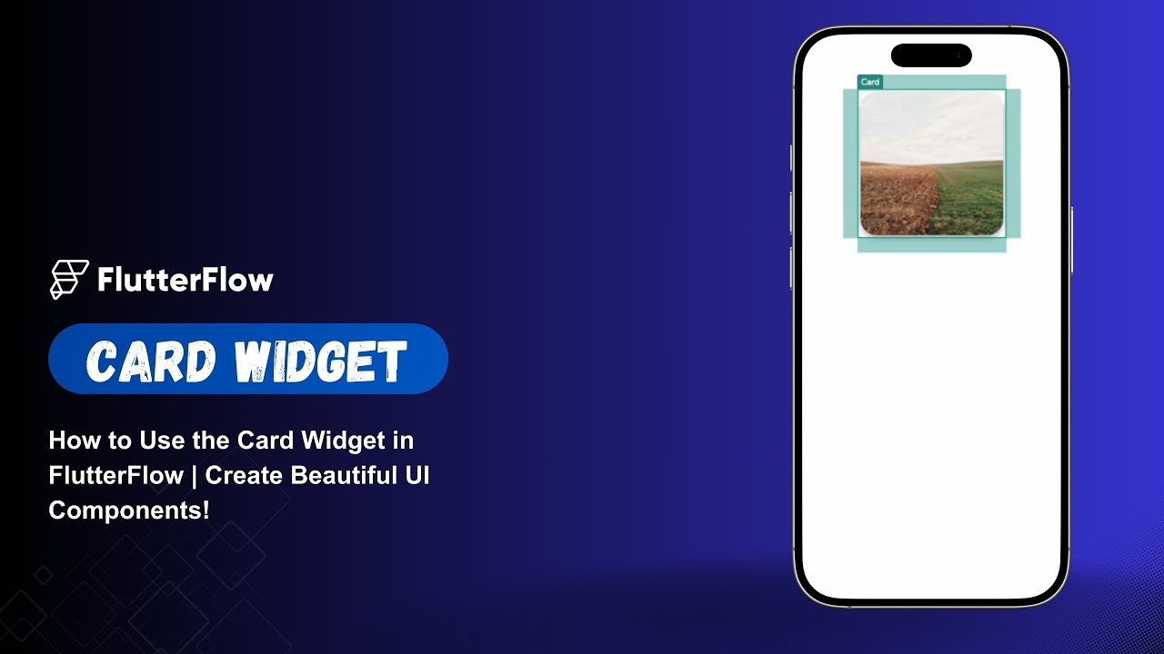 How to Use the Card Widget in FlutterFlow | Create Beautiful UI ...