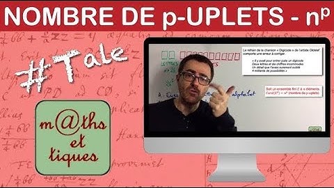 Calculer le nombre de p-uplets d