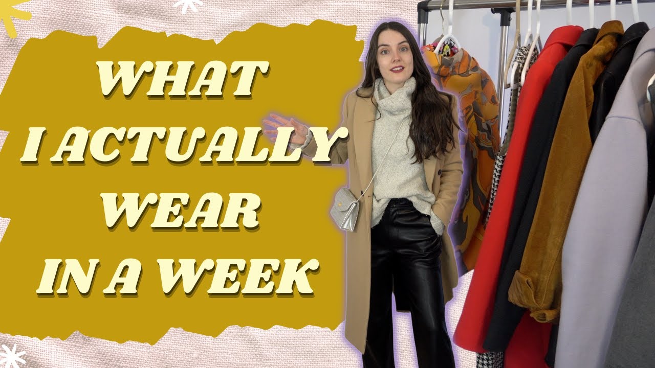 Everything I actually wear in a week (A realistic work from home week)