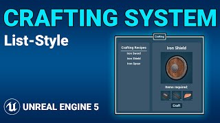 Crafting System Demo - Unreal Engine 5