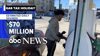 Biden pushes for federal gas tax holiday l GMA