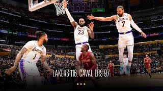Lakers 116, Cavaliers 97: Lakers get 9th win in last 10 games