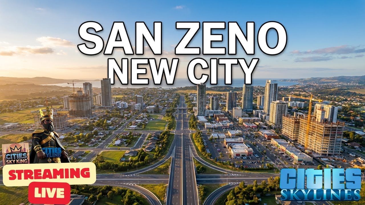 Building San Zeno from Scratch 🌆 | New City Build in Cities: Skylines