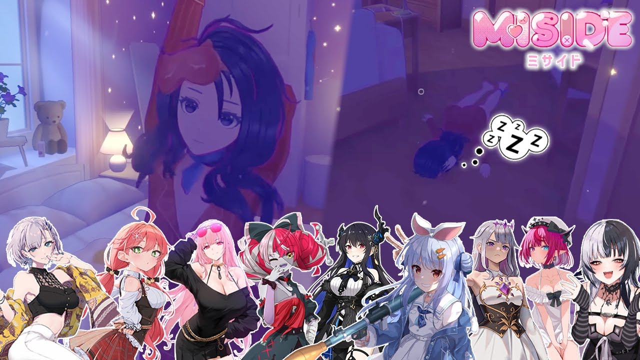 All Hololive JP EN And ID Members Reaction To Sleepy Mita MiSide Hololive【ENG SUB】