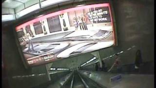 Skis Down Tube Escalator London Orginal HQ
