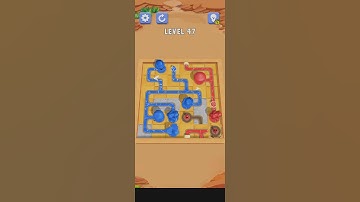 Water Connect Puzzle Level 47 | #shorts