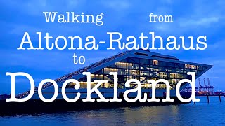 Walking from Altona-Rathaus to Dockland *[4K]* HAMBURG screenshot 5