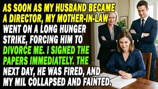 Full Promoted To Director, My Husband Demanded Divorce. I Stayed Silent; Next Day He Was Fired... Update