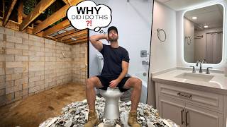 This was WAY More Involved than I Expected..(Basement Bathroom Addition  - 30 Minute MASTERCLASS)