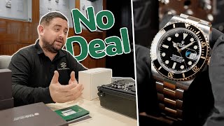 Couldn’t Agree a Price For His Rolex Submariner