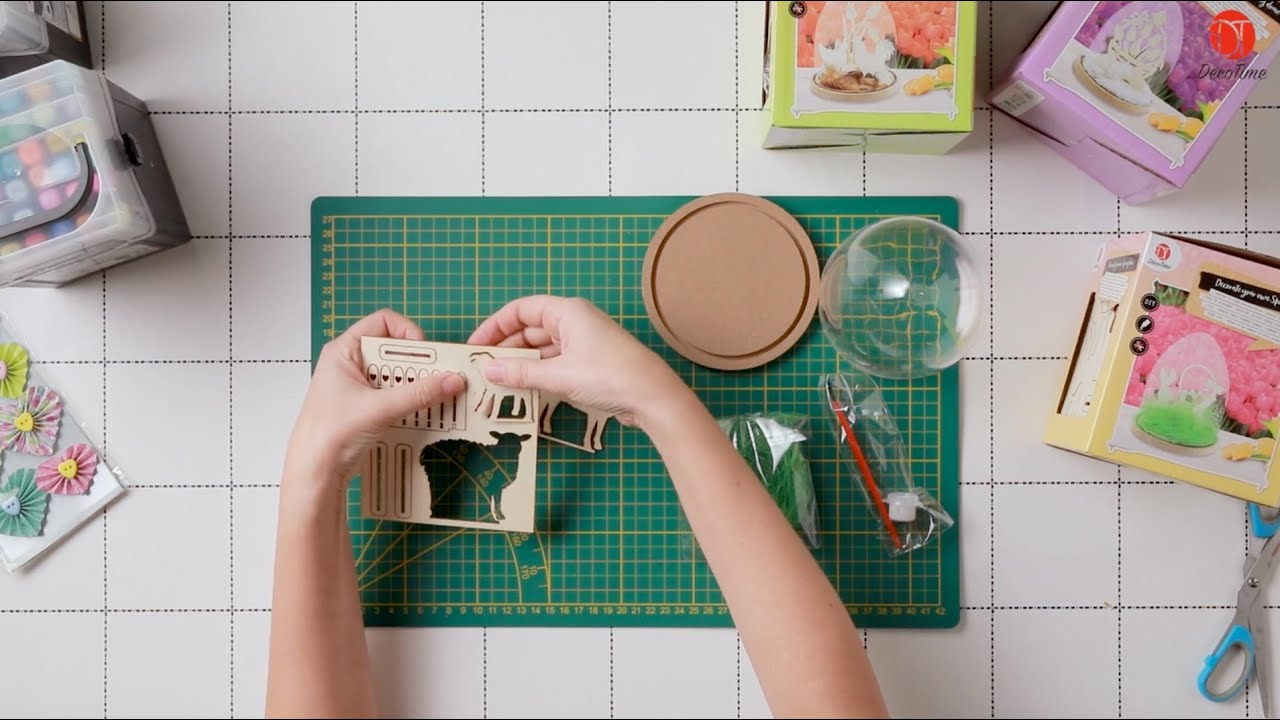 4x Décotime Paasstolpjes