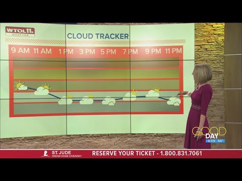 Cloudy Thursday ahead of Friday rain, weekend heat and humidity - YouTube