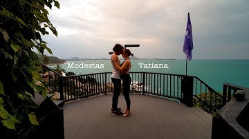 Modestas & Tatiana [Retrograde - James Blake] Zouk improv, Koh Samui