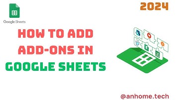 How to Add Add ons in Google Sheets