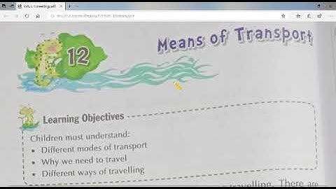 chapter - 12(Means of transport)