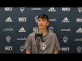 Postgame Reaction | Sebastian Anderson on first assist, team's chemistry in shutout over St. Louis
